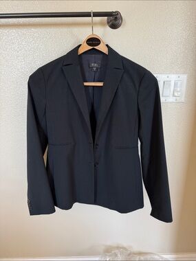 BCBG Black Women's Two-Button Blazer 2